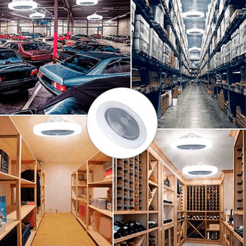 Ventilador Inteligente de LED 2 en 1 TurboMax™ - [SUPER POTENTE]