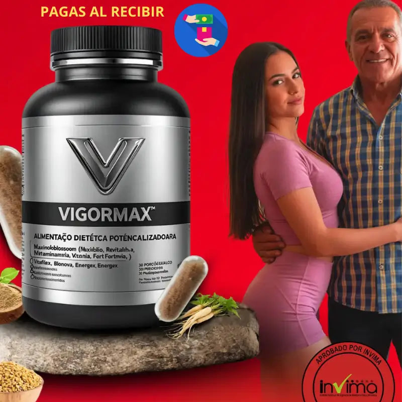 VIGOR MAX - La Fórmula Avanzada para el Hombre que busca su Máximo Rendimiento Diario