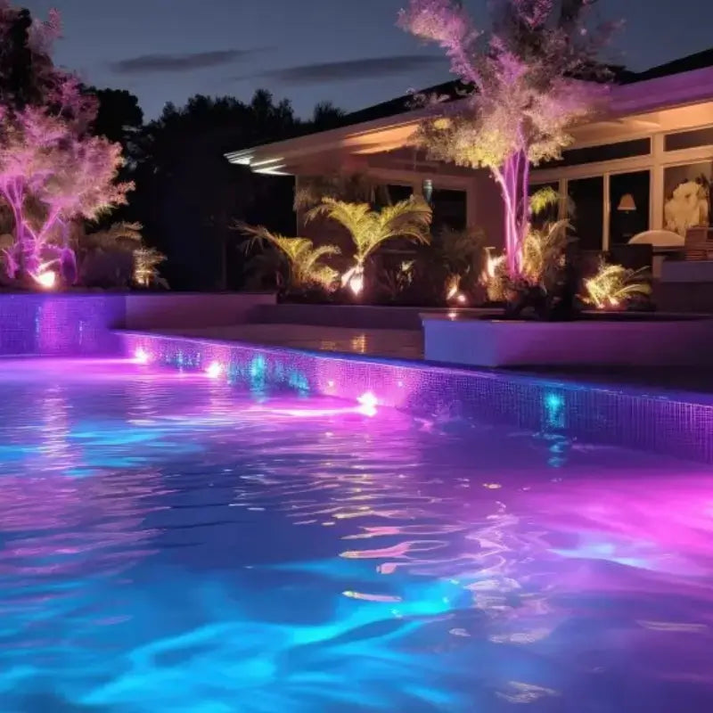 Kit de iluminación RGB para piscinas - Inalámbrico con control remoto